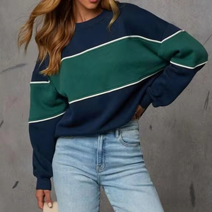 Sudaderas Extra Grandes de Corte Holgado para Mujer, Estilo Urbano, con Estampado Personalizado, de Algodón para Invierno, Antiarrugas y Transpirables - Product Image 1