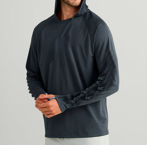 Sudadera ligera con capucha para hombre, UPF 50, de secado rápido, para pesca, caza y otras actividades al aire libre. - Product Image 3