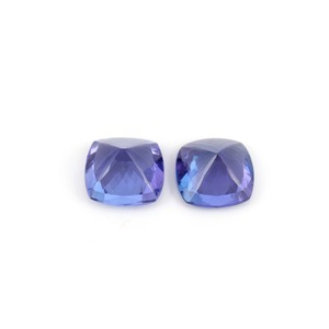 Piedra Preciosa de Tanzanita Natural, Corte Cojín, de Alta Calidad, Facetada, Azul Violeta, para Joyería - Product Image 3