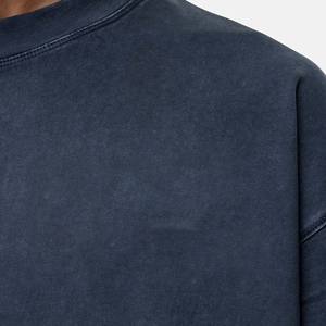 T-shirts pour hommes tendance, coupe ample, vintage, délavé, couleur taupe, fabriqué au Pakistan, coupe décontractée, vêtements décontractés à la mode - Product Image 3