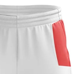 Men <b>White</b> Red Sublimated <b>Cricket</b> Trousers Polyester Sports Pants Performance Team Wear Match Training Athletic Apparel - Product Image 5