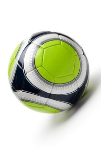 ลูกฟุตบอล ขนาด 5 สีเขียว ดำ ขาว สำหรับฝึกซ้อม ทนทาน บรรจุแบบเติมลม - Product Image 3