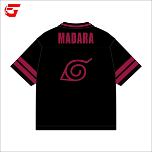 Camisetas de malla de anime hechas a medida en 100% poliéster, corte holgado y extragrande con impresión por sublimación - Product Image 4