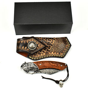 High-end Stainless Steel Handmade Collectable Multi-Functional Folding <b>Knife</b> Clip Point Blade Serrated Edge Bowie <b>Knife</b> - Product Image 5