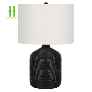 New Product Rattan <b>Lamp</b> <b>Base</b> <b>Table</b> <b>Lamp</b> Handwoven OEM Pendant Light for Home Decoration Variety of Colors Made in Vietnam - Product Image 5