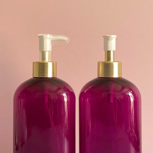 Custom <b>Color</b> 500ml PET Cosmetic Bottle Purple Pump Cap PP Cap for Shampoo <b>Conditioner</b> Shower Gel Lotion OEM ODM - Product Image 6