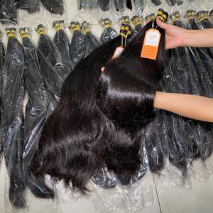 Extensiones de cabello natural negro de Vietnam para trenzar y coser, proveedor de cabello humano de alta calidad - Product Image 1