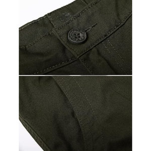 กางเกงคาร์โก้ลำลองผู้ชาย ผ้าฝ้าย 100% ระบายอากาศได้ดี ทรงหลวม ลายพรางทหาร มี 8 กระเป๋า - Product Image 5