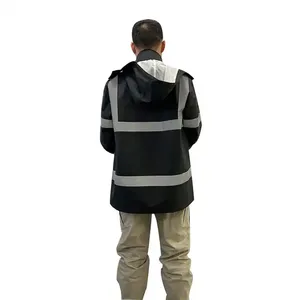 Vêtements de sécurité pour travailleurs, veste mécanique unisexe d'hiver haute visibilité, vêtements de travail personnalisés pour la construction, veste de travail réfléchissante de sécurité - Product Image 6