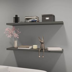 Grey <b>Floating</b> <b>Wall</b> & Display Shelf - Product Image 1