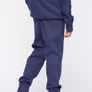 Conjunto Deportivo para Niños, Color Azul Marino, Sudadera con Capucha de Manga Larga y Pantalones, 100% Algodón, Estilo Casual para Otoño - Product Image 4