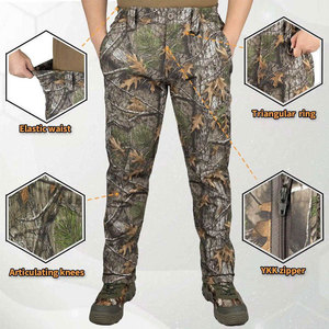 Pantalon de chasse au design moderne, en polaire doux, avec poche zippée, en vente en ligne - Product Image 4