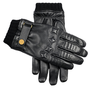 Guantes de invierno de piel de oveja para hombre, cálidos, transpirables, con forro polar, resistentes al viento, de cuero genuino, de alta calidad - Product Image 5