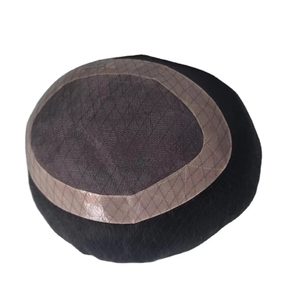 Human Hair Mono Base Toupee Bonnet <b>Wig</b> for <b>Men</b> with Bangladesh Hair Patches and Taz Hair - Product Image 2
