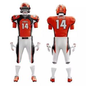 Créez votre propre design, uniforme de football américain entièrement sublimé, pas cher, maillot de football personnalisé pour équipe, fabriqué au Pakistan - Product Image 5