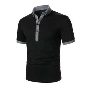 Polo homme à prix d'usine, polo de golf uni à manches courtes pour hommes exigeants, à prix de gros - Product Image 3