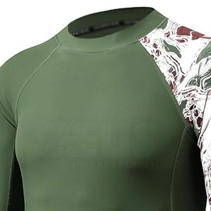 ชุดป้องกันผดผื่นสำหรับผู้ชายเสื้อผ้าเข้ายิมฟิตเนสเข้าใหม่ - Product Image 5