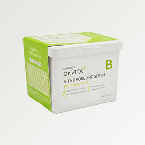 โทนเนอร์หน้าขายดี Dr. Vita Vita B Pore and Sebum Balancing Pad 180 กรัม โทนเนอร์/แผ่นมาส์กกระชับรูขุมขน - Product Image 2