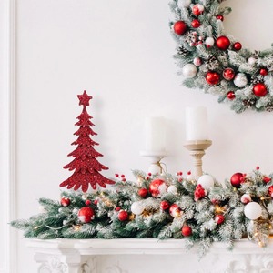 White Pine Christmas Tree Tabletop Decor Indoor No <b>Lights</b> Included Lightweight Easy Installation - Product Image 6