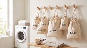 Wholesale Blank Natural Color Small Muslin Custom Cotton <b>Canvas</b> Closure Waterproof Tote Shopping <b>Drawstring</b> Laundry <b>Bag</b> Yoga <b>Bag</b> - Product Image 3