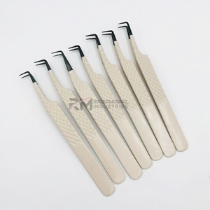 Pince à épiler en acier inoxydable pointue de haute qualité RMI, très vendue, pour extensions de cils - Product Image 2