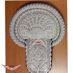 KEW Epaulettes de Caballería Napoleónica, Lujosas, Ecológicas, Trenzadas, Bordadas a Mano, Vintage, Elegantes, Accesorios para Prendas de Ceremonia - Product Image 1