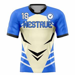 เสื้อฟุตบอลทีมคุณภาพพรีเมียม แบบสั่งทำพิเศษด้วยเทคนิค Sublimation เนื้อผ้าระบายอากาศได้ดี ชุดกีฬาสำหรับนักกีฬา ผลิตจำนวนมาก - Product Image 2