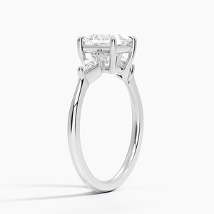 BOJ <b>Ring</b> 0106 Princess Cut 925 <b>Silver</b> Kite Prong Setting <b>Solitaire</b> Diamond <b>Ring</b> 2ct D Color VVS1 Moissanite GRA Certified Sale - Product Image 2