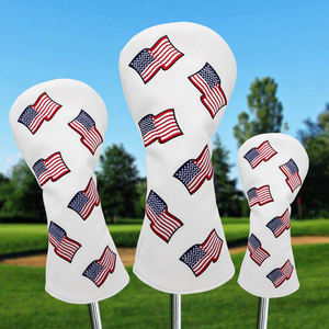 Vente en gros de housses de tête de club de golf personnalisées avec logo OEM, en cuir PU de haute qualité, imperméables et personnalisables - Product Image 6