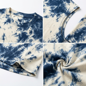 Débardeur pour homme en tissu extensible à texture côtelée de qualité supérieure, confort quotidien, style décontracté, tie-dye - Product Image 6