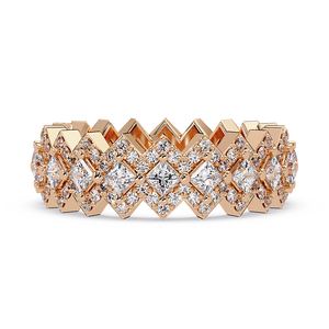 Anillos de Diamantes Solitarios de Plata de Ley 925 con Claridad VVS Hechos a Mano, Estilo Compromiso, de los Más Vendidos - Product Image 1