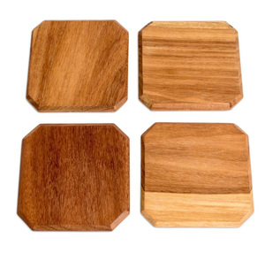 Sous-verre en bois élégant et décoratif, protège-surface, support de tasse pour maison, bar, cuisine, bureau, finition de qualité supérieure - Product Image 2