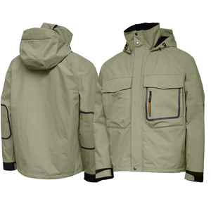 Veste softshell pour homme, vente chaude, bonne qualité, hiver, chaude, pour la pêche en plein air, imperméable, coupe-vent, respirante, UPF 50, 180g - Product Image 2