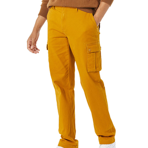 Men's Trousers Casual Cotton Solid Color <b>Cargo</b> Pants Men Outdoor Trekking Traveling Trousers Multi-Pockets <b>Work</b> Pants - Product Image 1