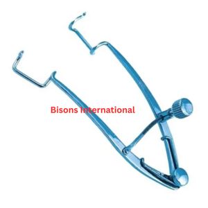 Retractor de Párpados Autoestático de Acero Inoxidable BISONS Manual Clarks Eye Speculum, Instrumento Quirúrgico Oftálmico para Cirugía Ocular - Product Image 1