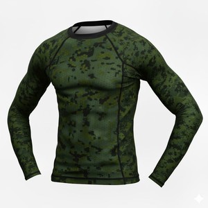 Custom Design Stretch Sublimated Full Sleeve MMA <b>BJJ</b> Rash Guard Training Unisex <b>T</b>-<b>Shirts</b> OEM Breathable Eco-Friendly Quick Dry - Product Image 2