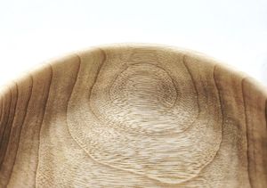 Bol en bois artisanal naturel, logo gravé sur mesure, accessoires de table vintage pour la cuisine, bols à riz et à soupe en bois pratiques - Product Image 5