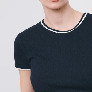Camiseta Casual Clásica para Mujer de Alta Calidad, Diseño Moderno, Cuello Redondo, Tela de Algodón Suave, Diseño de Alta Calidad para Venta al Por Mayor - Product Image 3