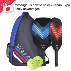 Juego de Palas de Pickleball de Fibra de Carbono de Alta Calidad Personalizadas, Raquetas Ligeras sin Bordes, Núcleo de Panal, Aprobadas por la USAPA, para Entrenamiento - Product Image 1
