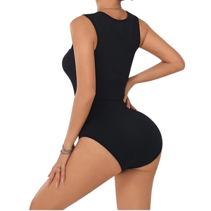 Mono de Yoga sin Mangas para Mujer, Personalizado al por Mayor, Suave y Transpirable, de Una Pieza, para Gimnasio y Fitness, Ropa Deportiva - Product Image 5