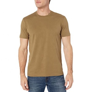 Camiseta Personalizada para Hombre, con Logotipo Frontal, 100% Algodón Grueso, Corte Regular, Cuello Redondo, Manga Corta - Product Image 1