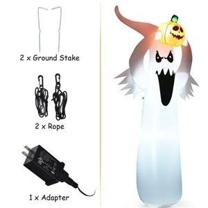 Decorazione gonfiabile di Halloween a forma di zucca in PVC da 1,8 m - Product Image 5