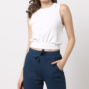 Camisetas Cortas de Algodón 100% para Mujer, Talla Grande, Tejido Casual, Personalizables con Logotipo, Venta al Por Mayor, Alta Calidad - Product Image 1