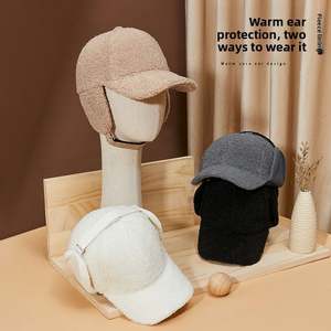 Nouvelle Casquette Lei Feng Automne-Hiver Grande Taille Chaude 6 Panneaux Protection des Oreilles Unisexe Anti-Froid en Peluche Bec de Canard - Product Image 2