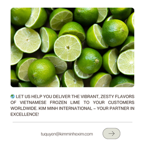 Tranches de citron vert entières surgelées LQF du Vietnam, vert vif et arôme frais, emballées sous vide et en vrac, 100 % fraîches - Product Image 2