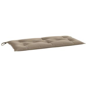 Coussin de banc de jardin taupe pour usage extérieur – Coussins et oreillers d'extérieur élégants - Product Image 2