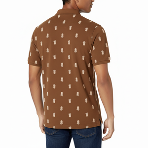 Camiseta Polo Sublimada con Estampado de Frutas Tropicales para Hombre, Estilo Urbano, Ajuste Cómodo, Top de Entrenamiento, Absorbe la Humedad, Ropa para Fiestas en la Playa - Product Image 2