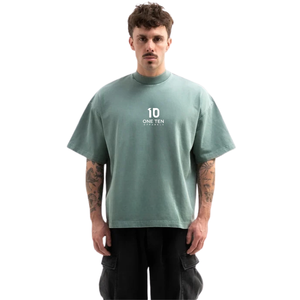 T-shirt délavé pour homme, style vintage, décontracté, en coton doux et confortable, à manches courtes, streetwear, léger, pour tous les jours - Product Image 1
