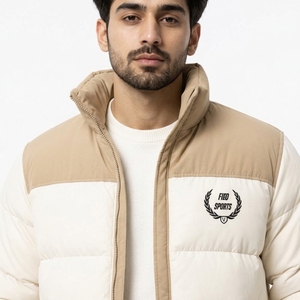 Veste matelassée pour homme, tissu extérieur résistant, isolation thermique, panneaux matelassés, fermeture éclair intégrale, poches fonctionnelles, vêtements d'hiver - Product Image 5