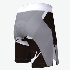 Shorts de boxe Muay Thai personnalisés pour hommes, finition lavée, tissu respirant en polyester/nylon, taille élastique, options de logo et de couleur personnalisés - Product Image 5